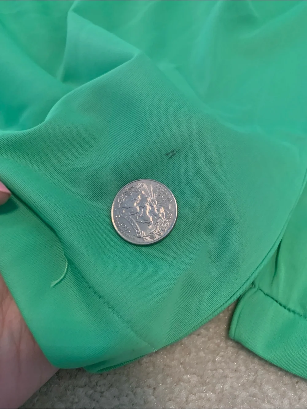 Vintage 60s/70s Sears “Jamarettes” Green Nylon Robe Housecoat Cottagecore